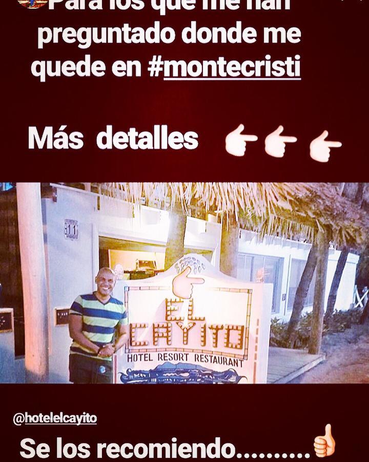 Hotel El Cayito Beach Resort Montecristi San Fernando de Monte Cristi Exteriör bild